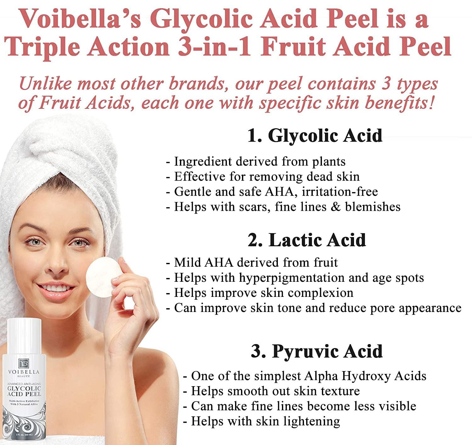 Lactic Acid Peel Burn