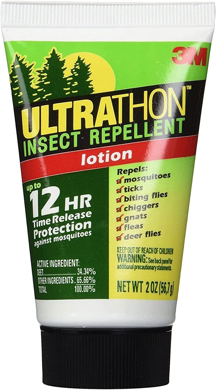 3M Ultrathon Insect Repellent Lotion, SRL12, 2Ounces, 3 Pack