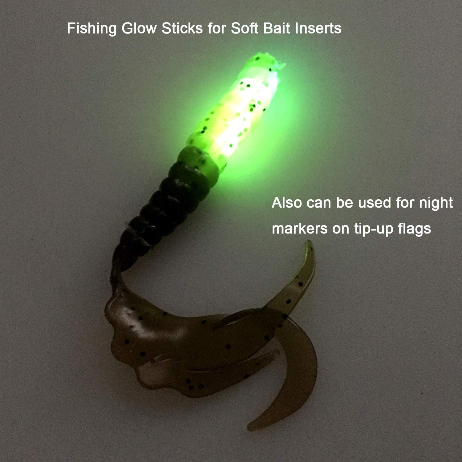 QualyQualy Glow Sticks for Fishing Lures Soft Baits Worms Jig
