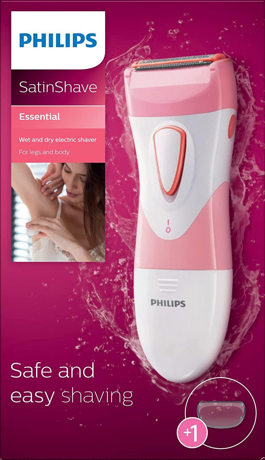 Philips Beauty SatinShave Essential Women's Wet & Dry Electric Shaver