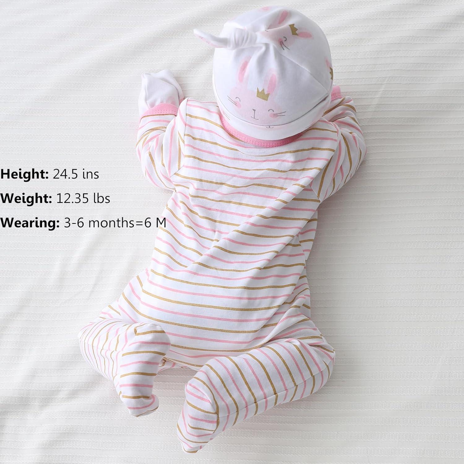 Newborn Baby Nightgowns Baby Cotton Nightgown Long Sleeve Sleep