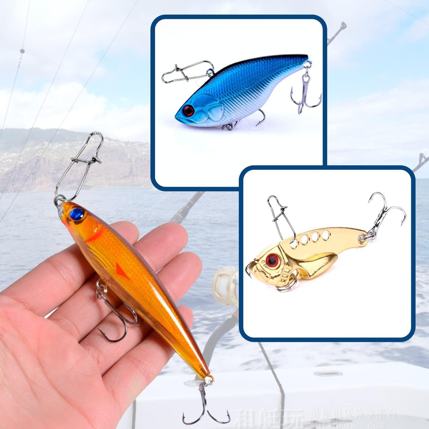 SINGMATOOLS 100 PCS Fishing Snaps Speed Clips - Size #0 (33lb) Quick Change Swivels for Saltwater & Freshwater Tackle | Buy Now with Express International Delivery | GoSupps.com SINGMATOOLS 100 PCS Fishing Snaps Speed Clips - Size #0 (33lb) Quick Change Swivels for Saltwater & Freshwater Tackle | Buy Now with Express International Delivery | GoSupps.com