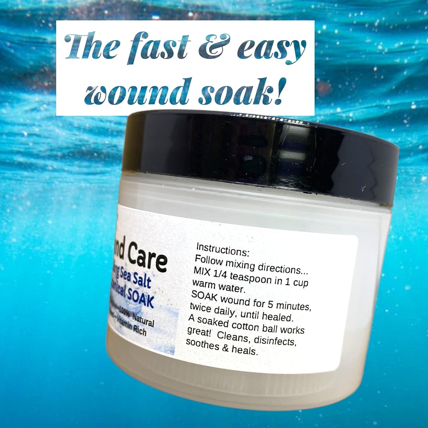 Urban ReLeaf Wound Care ! Healing Sea Salt & Botanical SOAK ! Safely