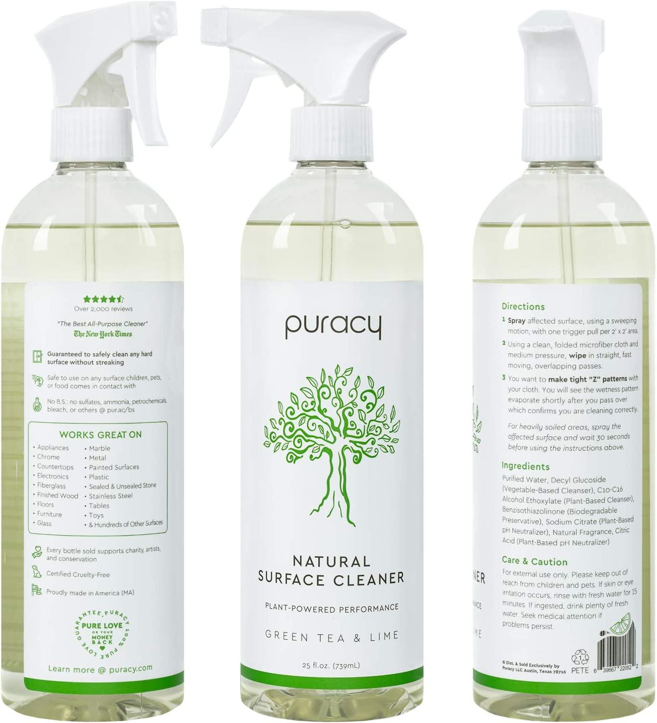 Puracy MultiSurface Cleaner, Natural Everyday Household All Purpose