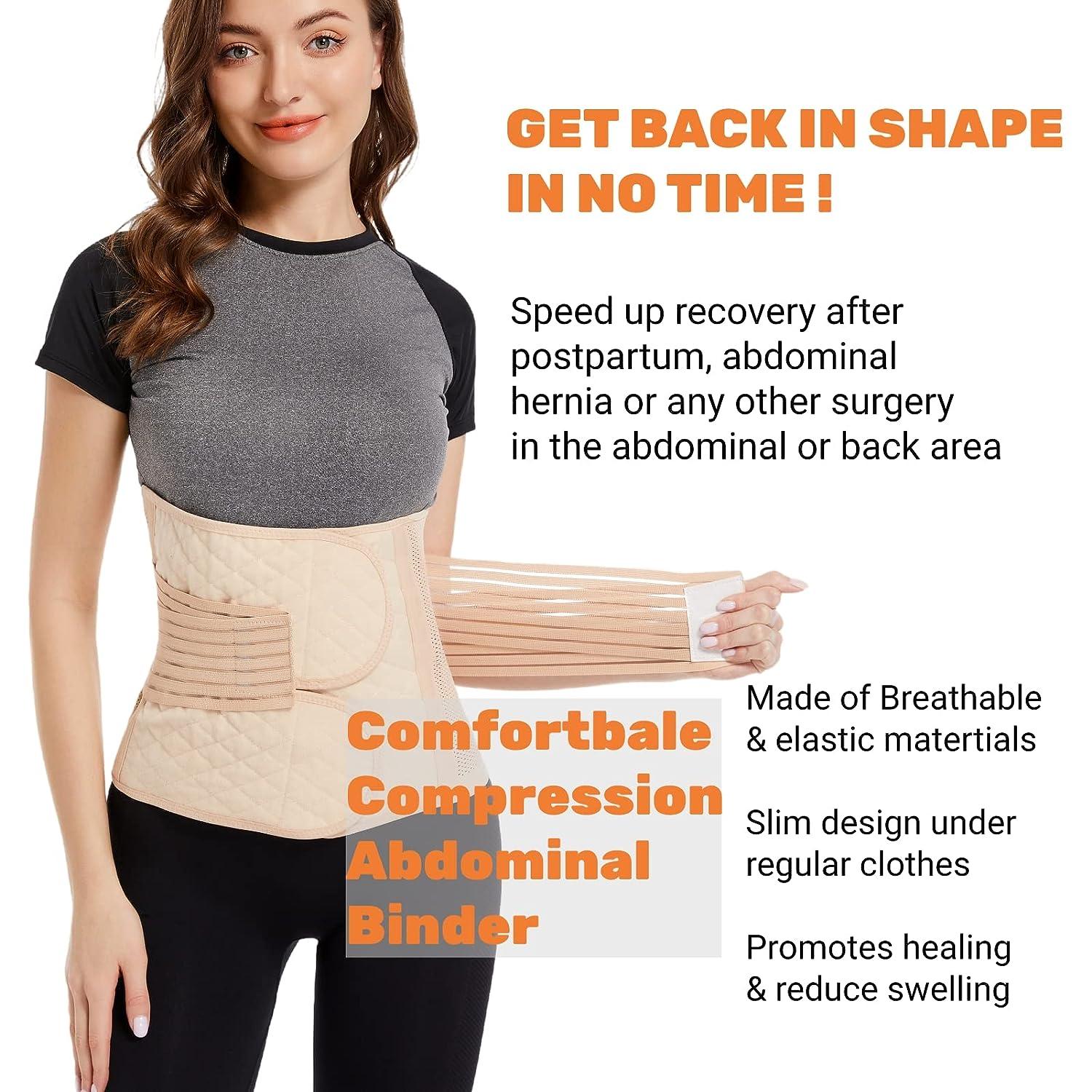 Abdominal Binder for Post Surgery Postpartum Recovery Belly Band C