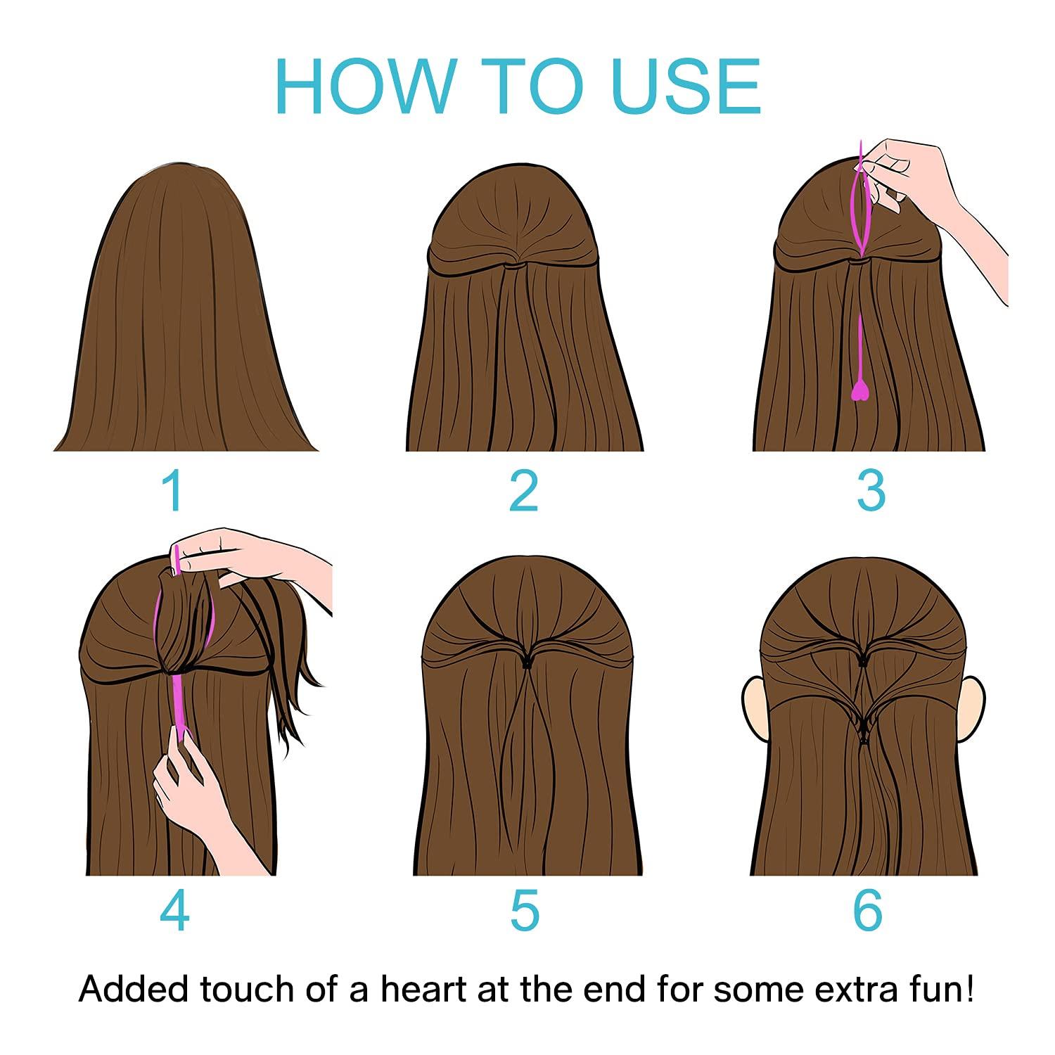 Hoyols Quick Beader for Hair Braids Hair Beader Tool for Loading Beads