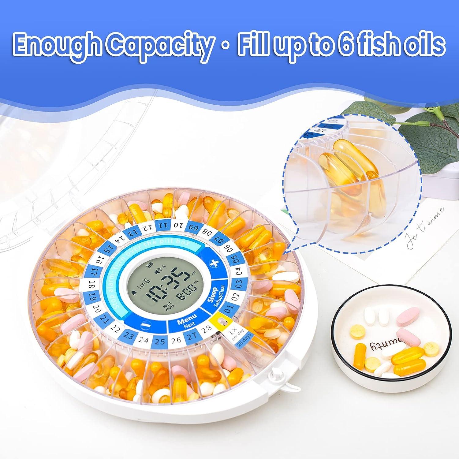 Zoksi Automatic Pill Dispenser with Alarm Electronic Medication