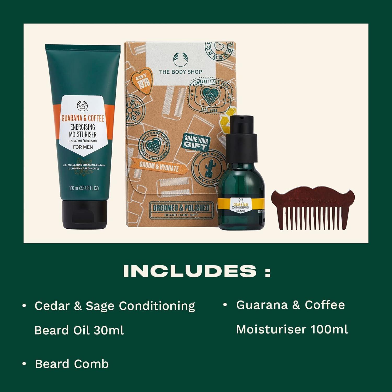 Shop The Body Shop Groomed & Polished Beard Care Gift Set - Vegan