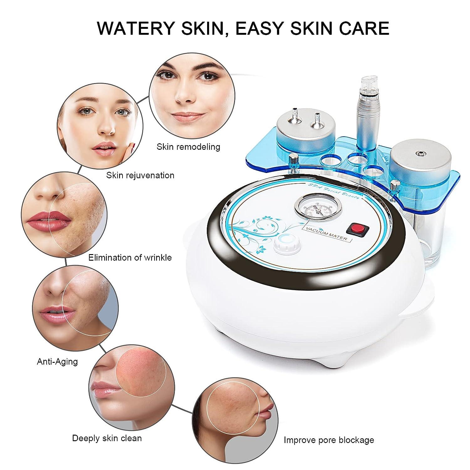 Water Oxygen Jet Beauty Machine Multifunctional Vacuum Hydrafacial Machine  Deep Clean Dermabrasion Facial Machine Home use SPA Micro Bubble Cleansing  Skin Care