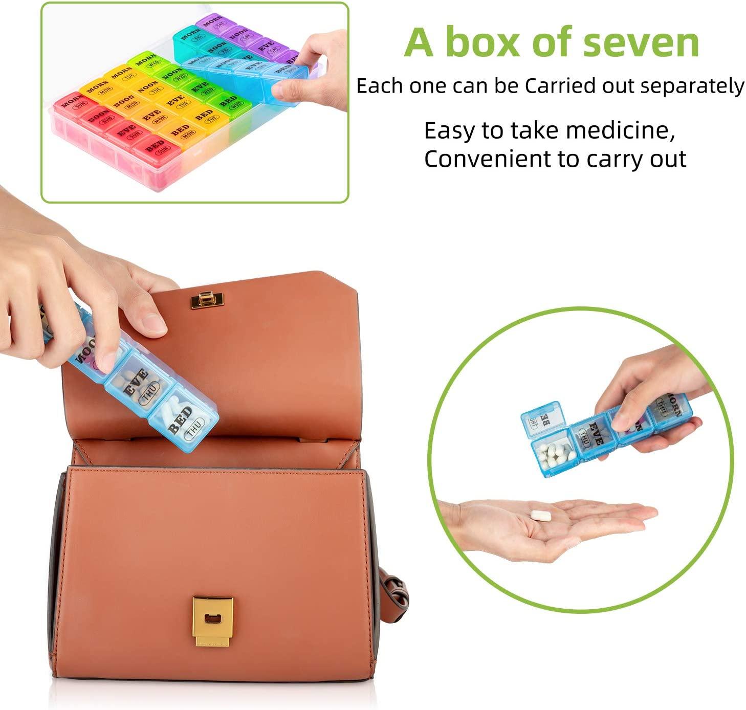 Walgreens Pill Organizer With Push Button Extra Large Walgreens Day