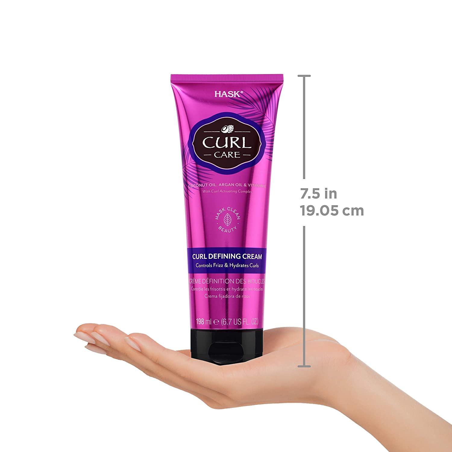 HASK CURL CARE Curl Defining Cream 2 Piece Bundle vegan formula