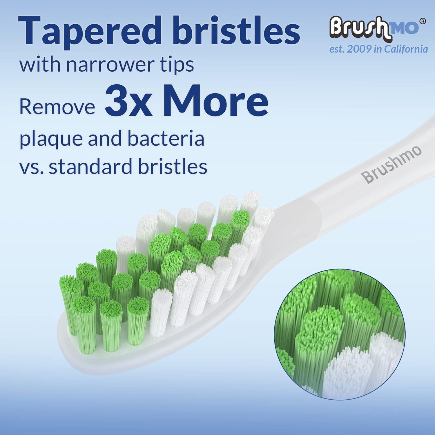 Brushmo Replacement Toothbrush Heads Compatible with Philips Sonicare