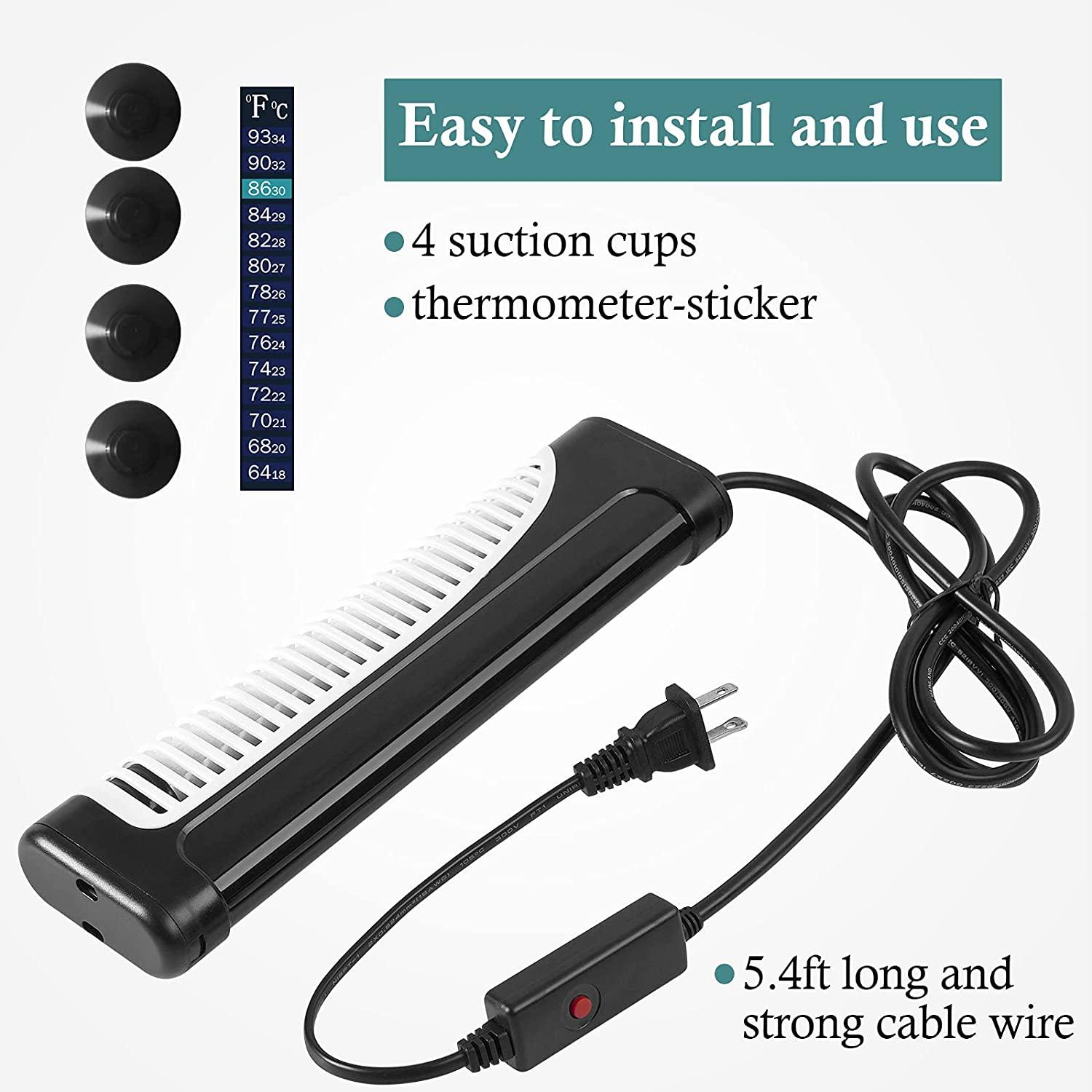 HITOP 300W 500W Digital Aquarium Heater, Submersible Large Fish Tank