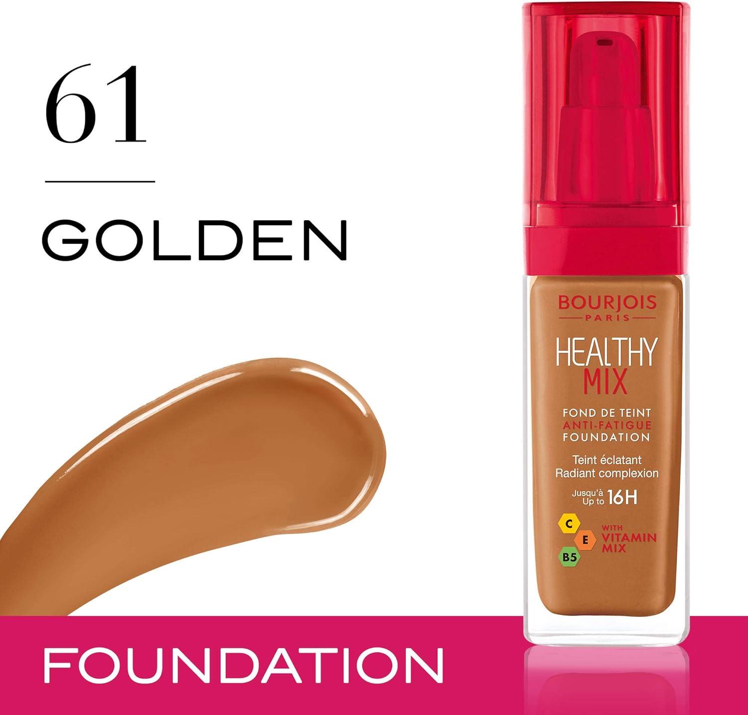 Bourjois Healthy Mix AntiFatigue Medium coverage Liquid Foundation 61
