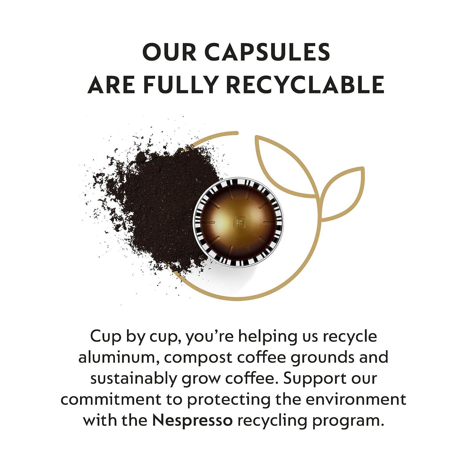 Nespresso VertuoLine, Double Espresso Scuro 10 Capsules one sleeve