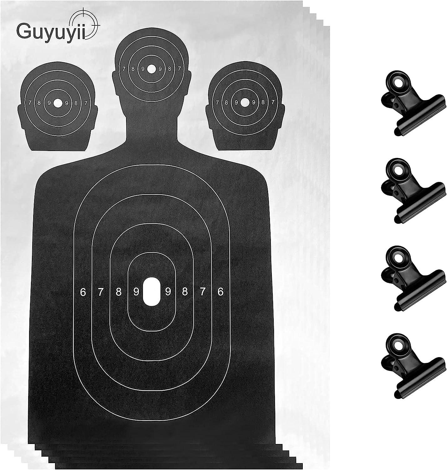 Shooting Targets Paper Shooting Targets for The Range with Silhouette