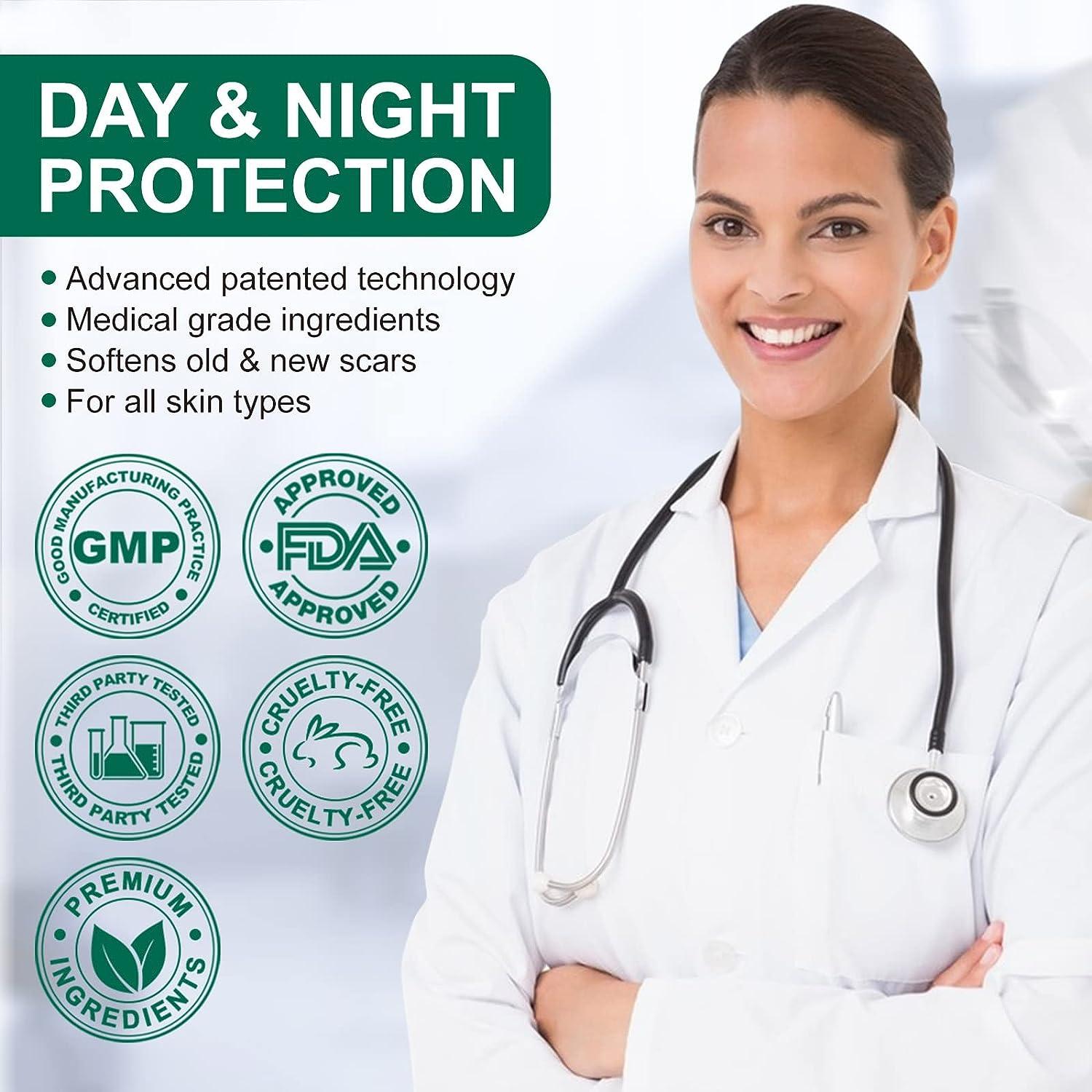 Scar Removal Gel 50ML Silicone Cream for CSection, Stretch Marks