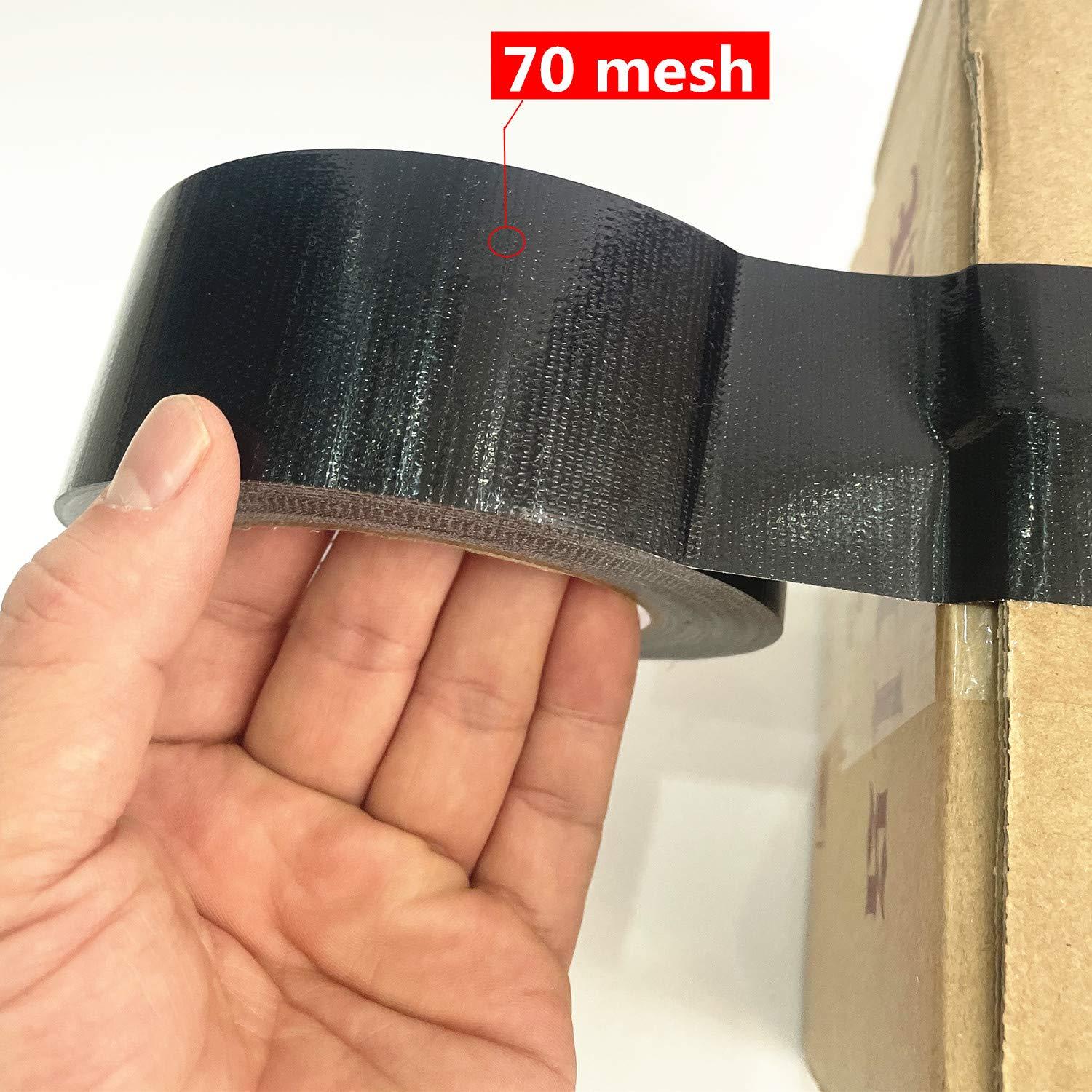 COSIMIXO 5-Pack Black Heavy Duty Duct Tape, 2 inches x 30 Yards, Strong,  Flexible, No Residue, All-Weather and Tear by Hand - Bulk Value for  Repairs