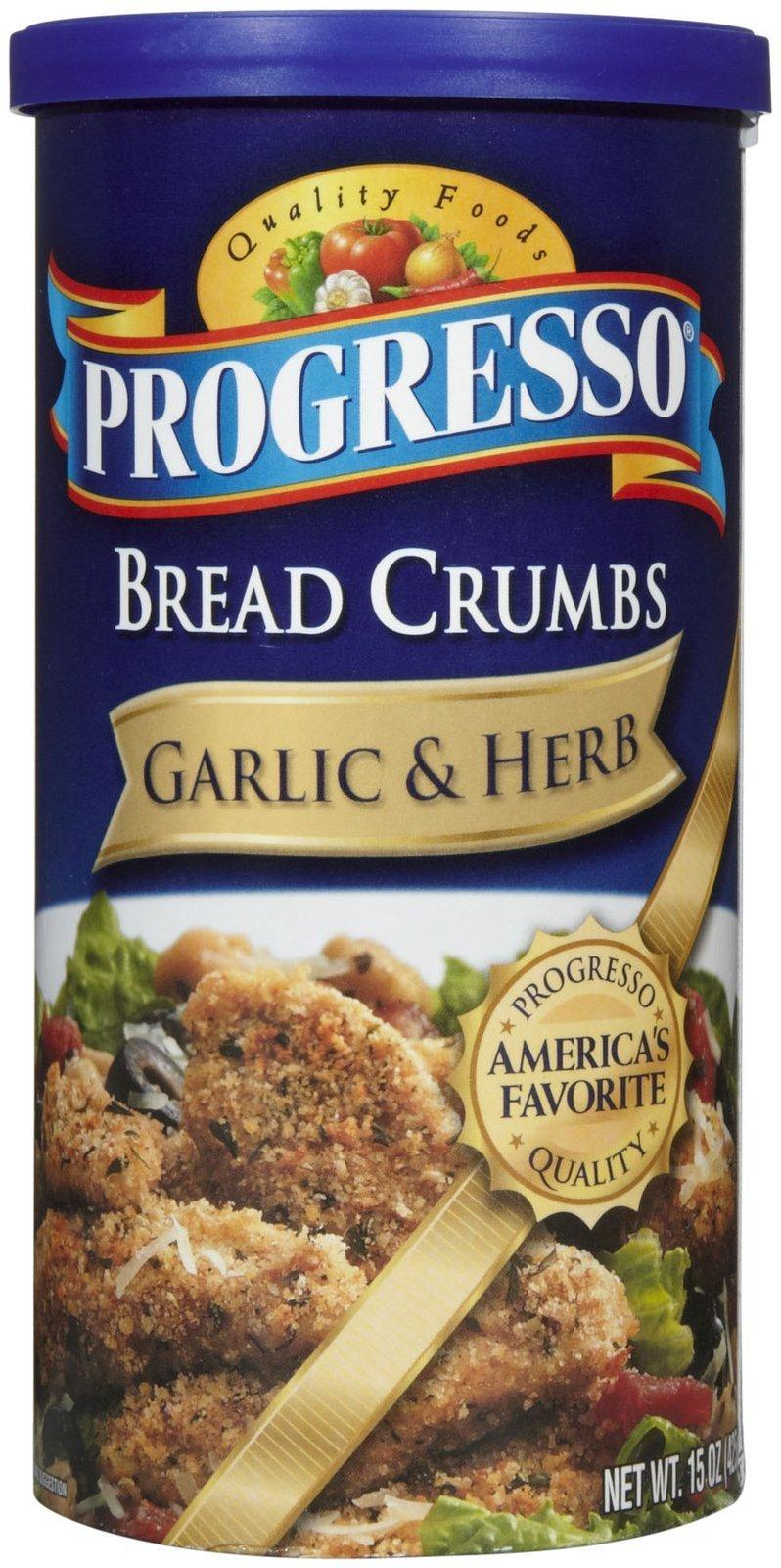 Progresso Bread Crumbs Garlic & Herb 15 oz