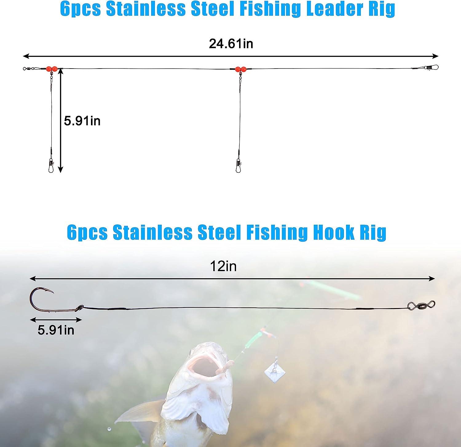 Surf Fishing Tackle Kit Ocean Saltwater Fishing Lures Surf Fishing Gear  Fish Finder Rigs Pompano Rig Pyramid Sinker Weight Fishing Hooks Swivels  Various Accessories