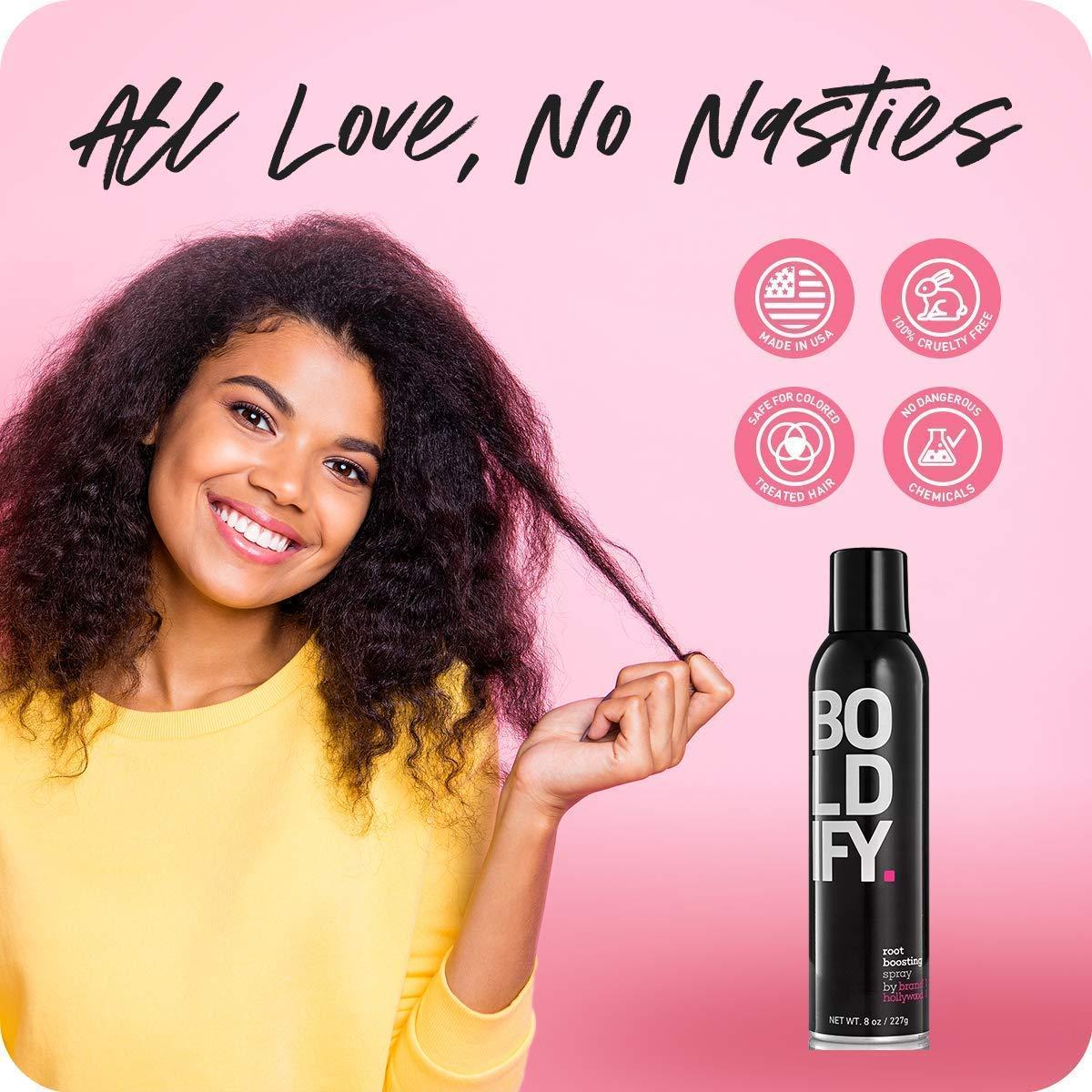 BOLDIFY Texture Spray for Hair - Hair Volumizer Hairspray for Root Lift &  Hold, Volumizing Spray, Texturizing