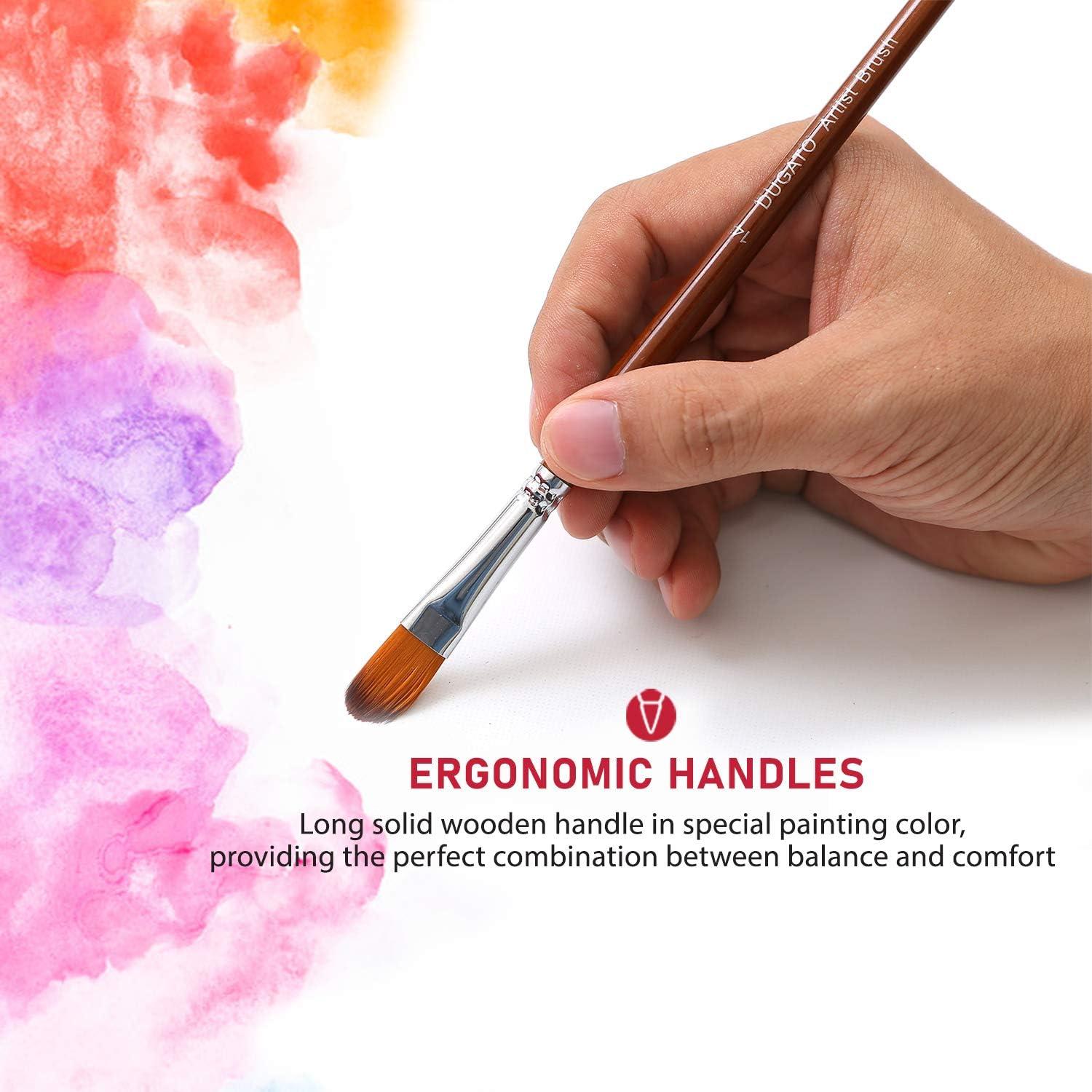 Art brushes for painting by numbers artists