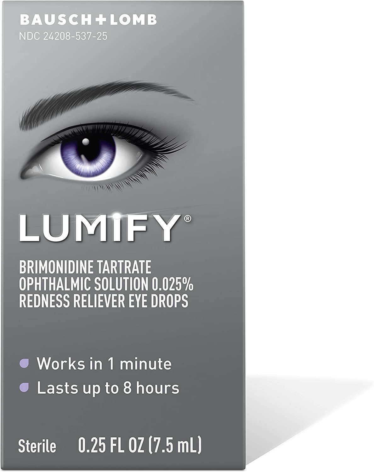 LUMIFY Redness Reliever Eye Drops 0.25 oz â€“ Fast Relief for Red Eyes