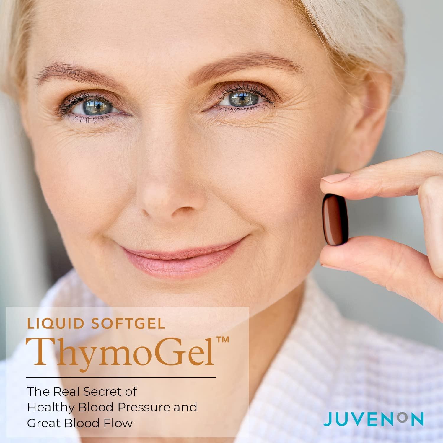 Juvenon Inc. ThymoGel Blood Pressure Supplement with Black Seed Oil