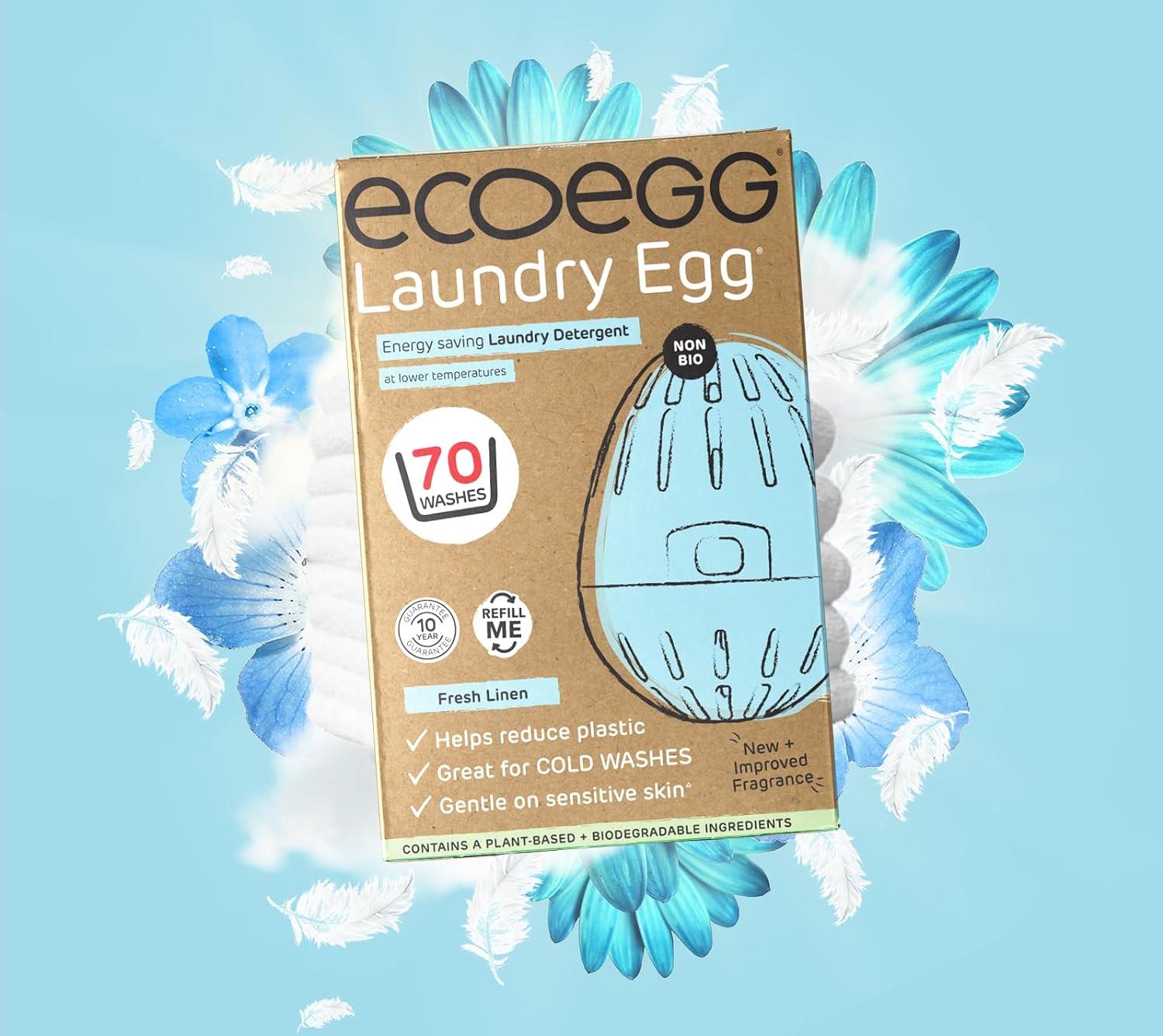 Ecoegg Laundry Egg Detergent and Fabric Conditioner Replacement Non