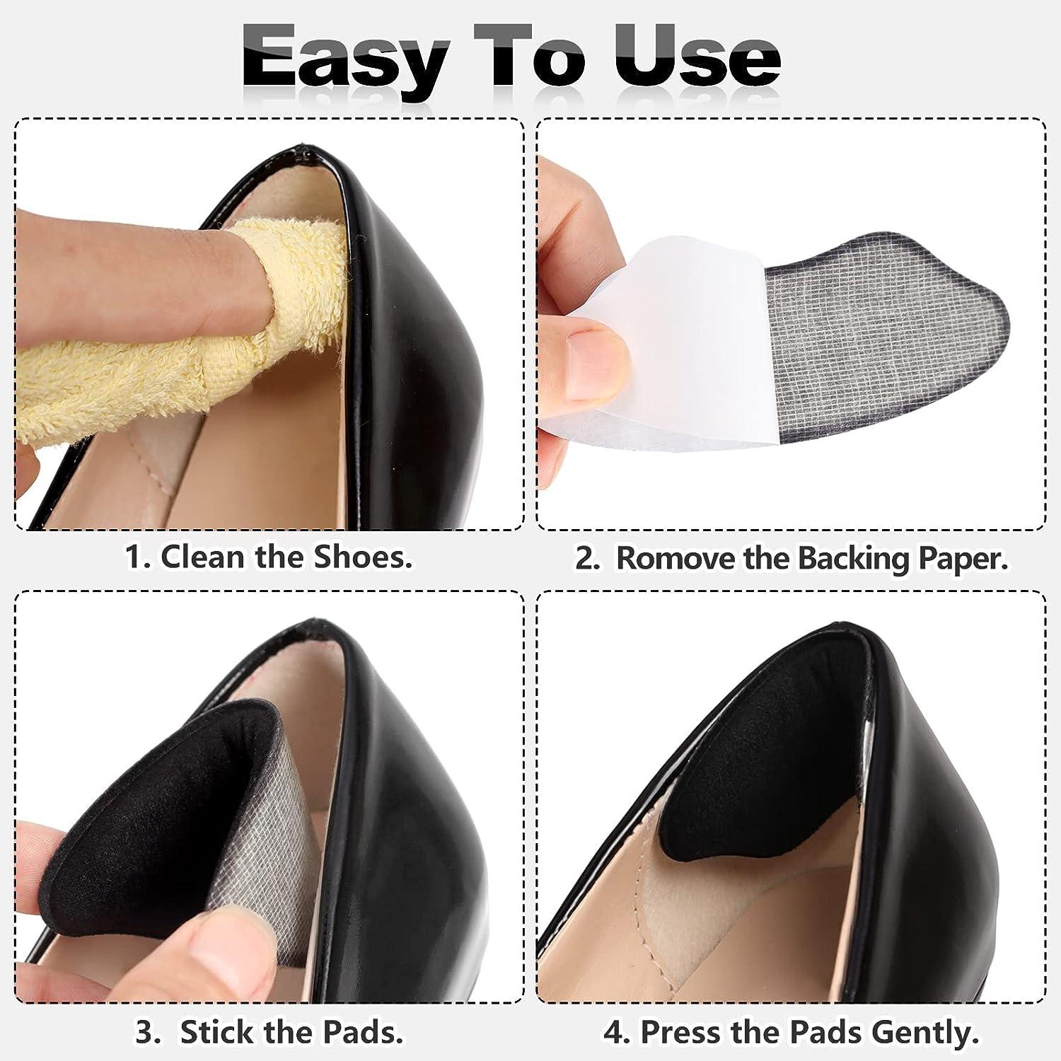 Pairs Heel Inserts Grips for Women Men Shoes Comfortable Heel