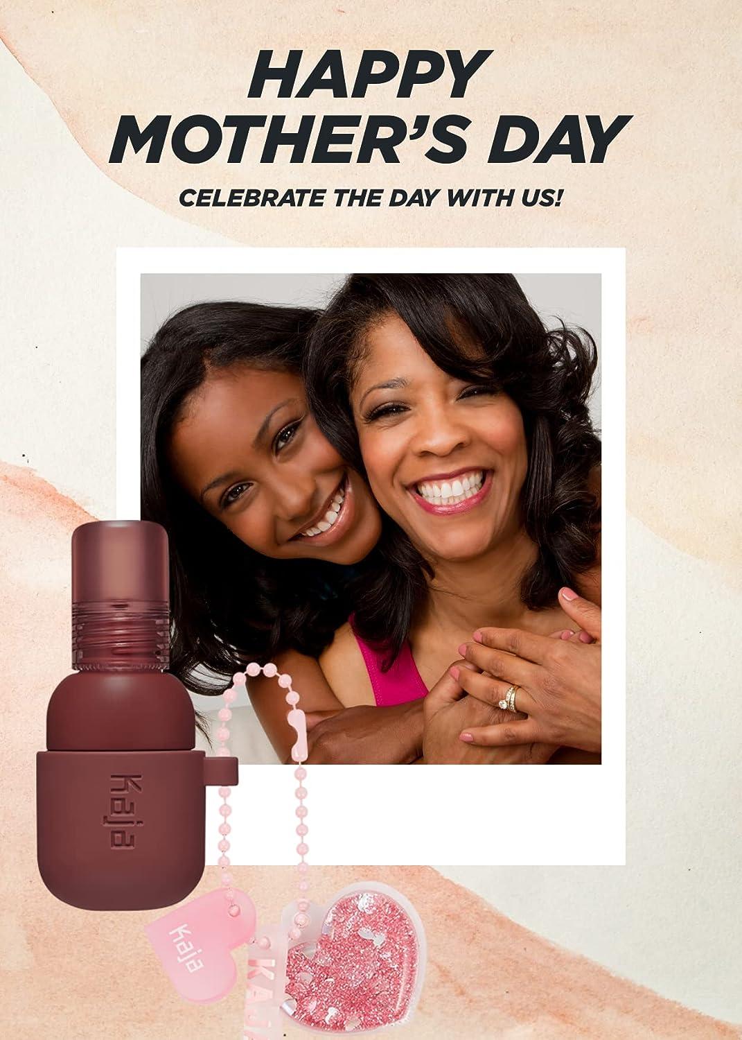 Kaja Glazed Keychain Stain - Peach Fizz Lip & Blush with Triple