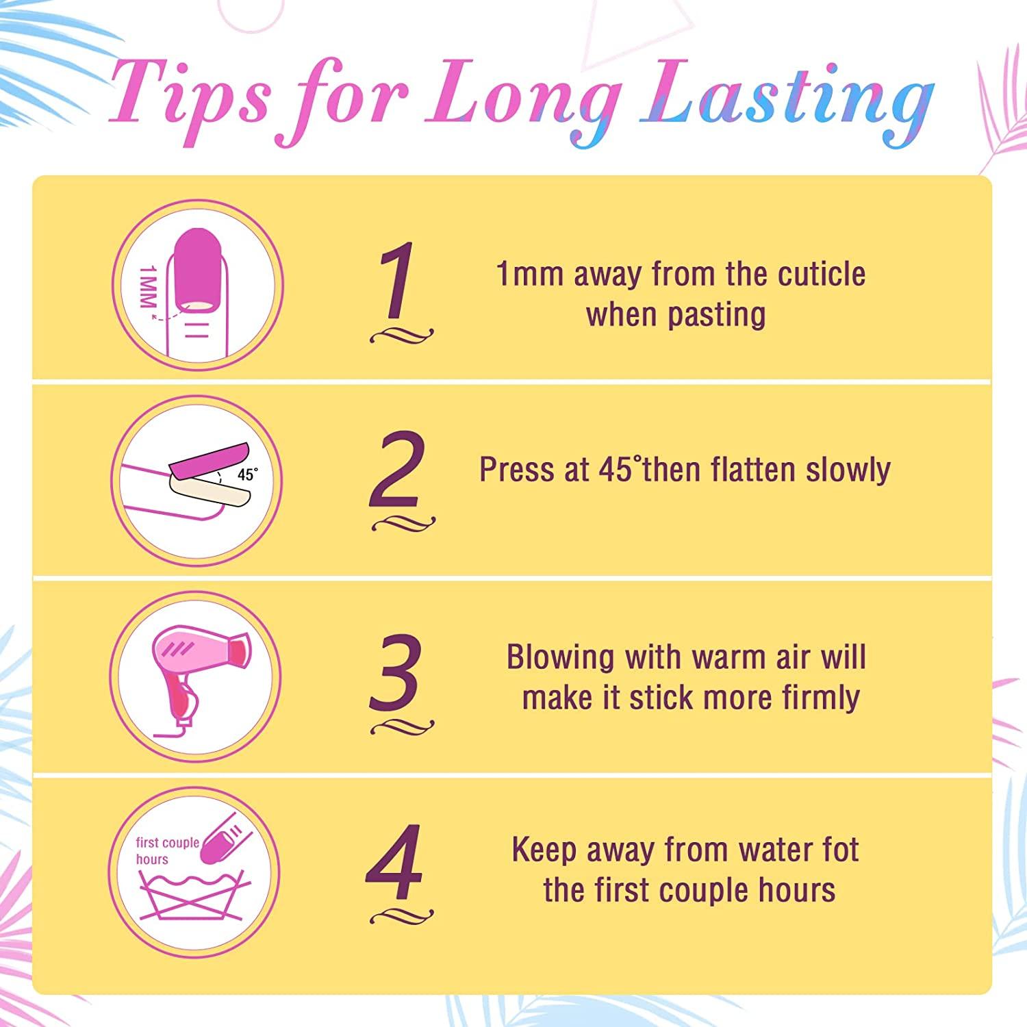 Canvalite French Tip Press On Nails Medium Pearl Almond Short Glue On