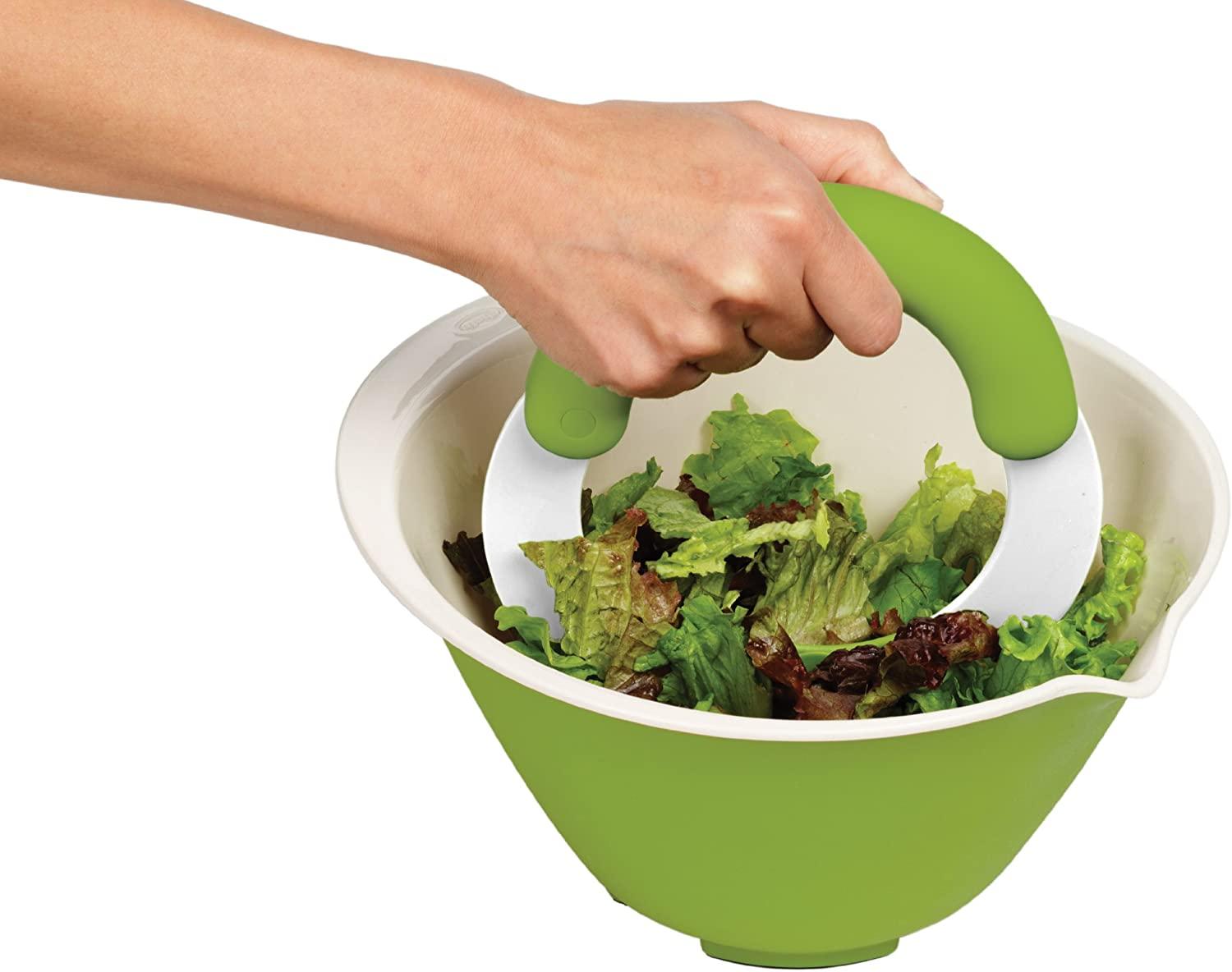 Chef'n SaladShears Lettuce Chopper White Effortlessly Cut and Chop