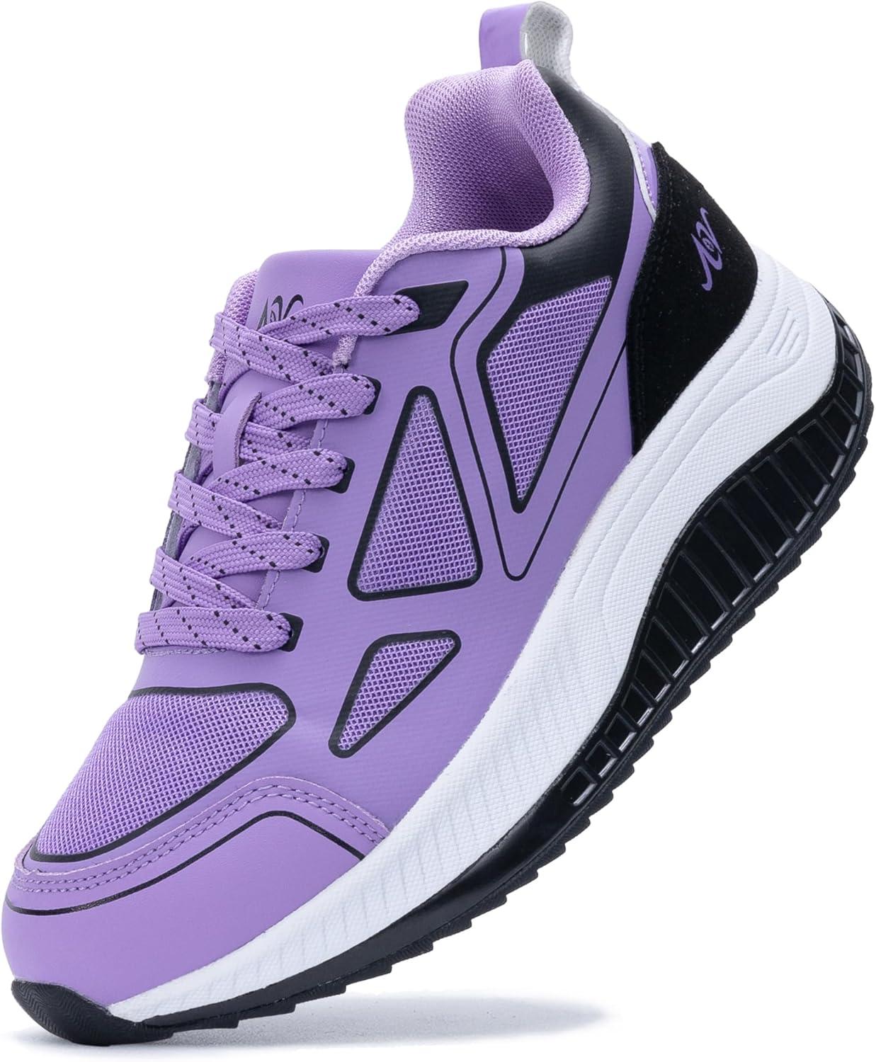 Aov Wide Toe Box Shoes Women Arch Support Walking Shoes For Plantar Fasciitis Orthotic Air Tennis Sneakers Beige Size 8, Women's - View #5