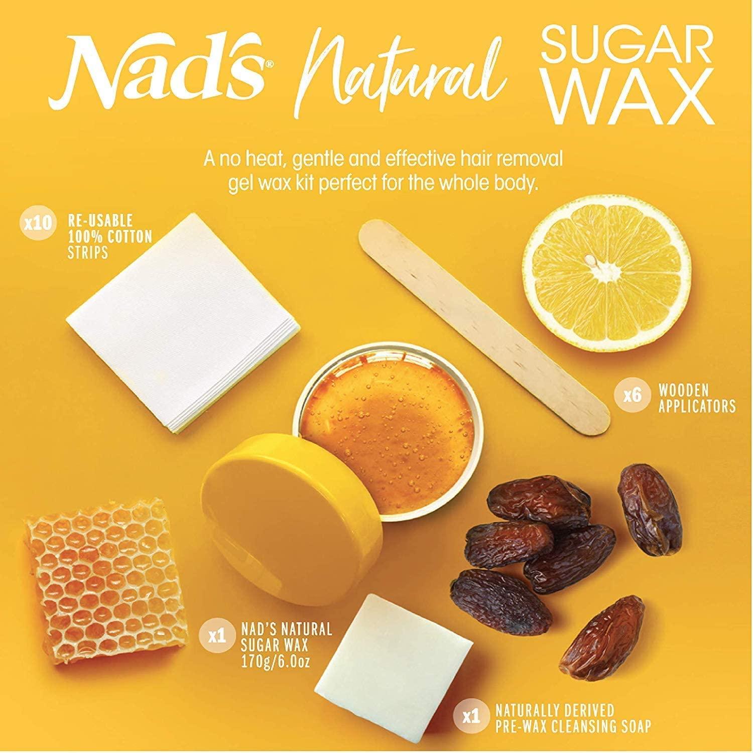Nad's Natural Sugar Wax 6 oz (170 g)