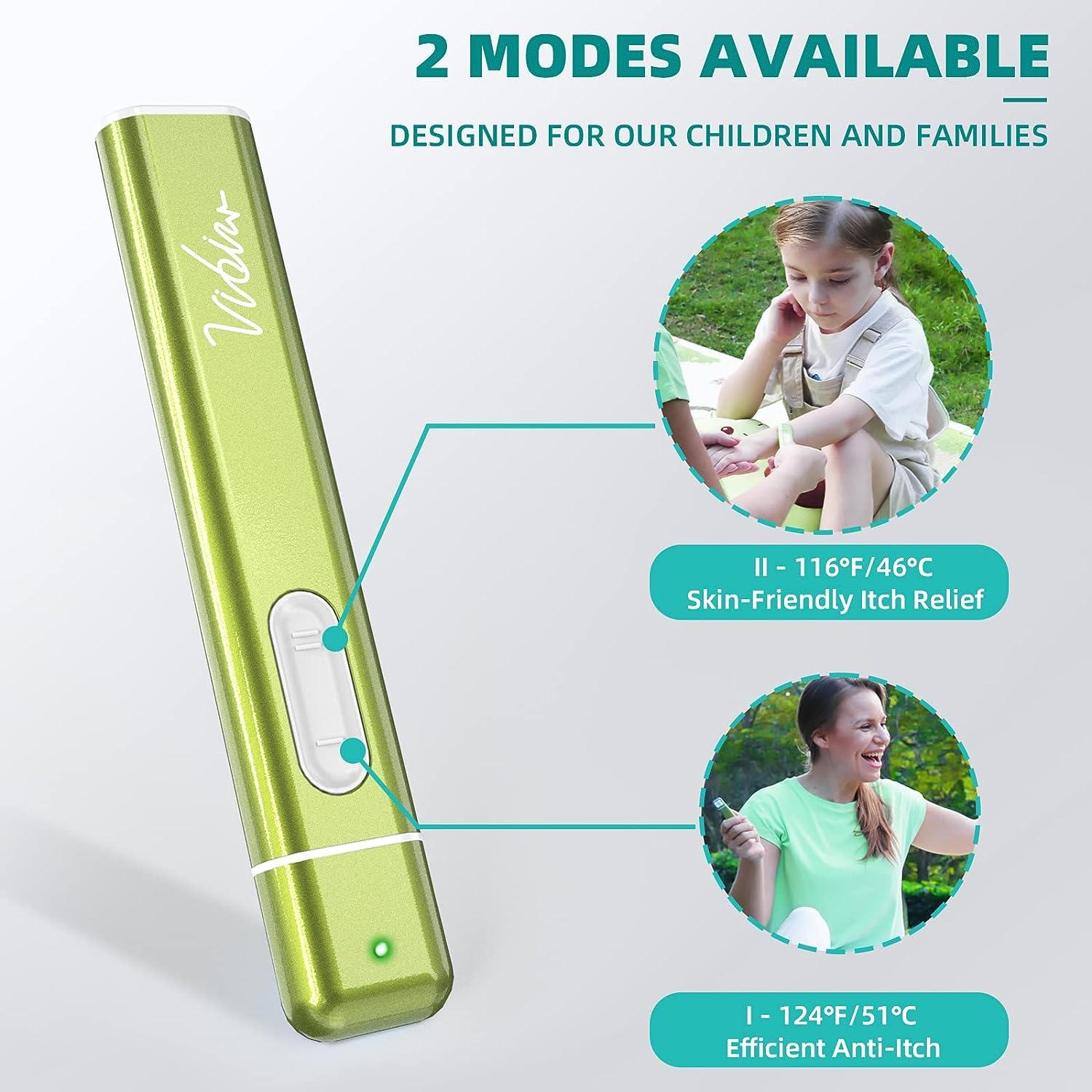 Vibis Insect Bite and Sting Relief Rechargeable Bug Bite Itch Relief Thing  Fast Symptom Relief for Mosquito Bites Chemical-Free Treatment Natural  Relief from Bug and Mosquito Bites Itching - Green
