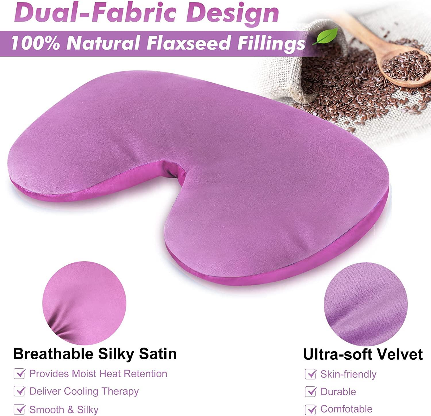 Atsuwell Sinus Mask, Warm Cold Compress Eye Mask for Dry Eyes