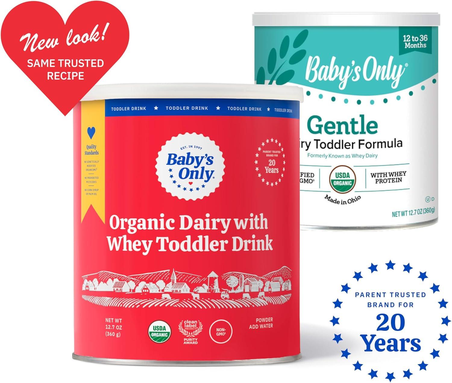 Organic Gentle Nature's One Baby's Only Formula Bubs
