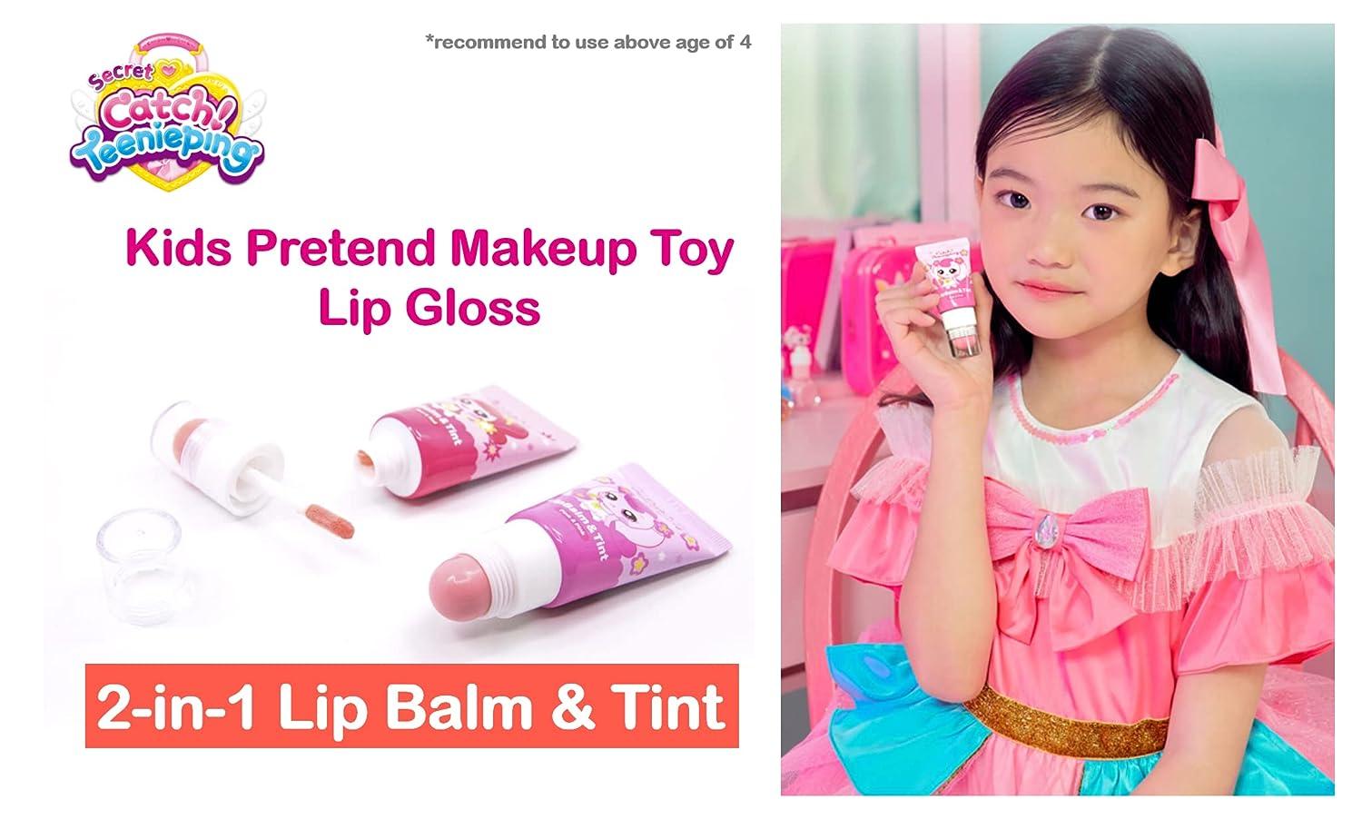 Teenieping Kids Dual Lip Balm and Tint Fruit Flavored Lip Gloss