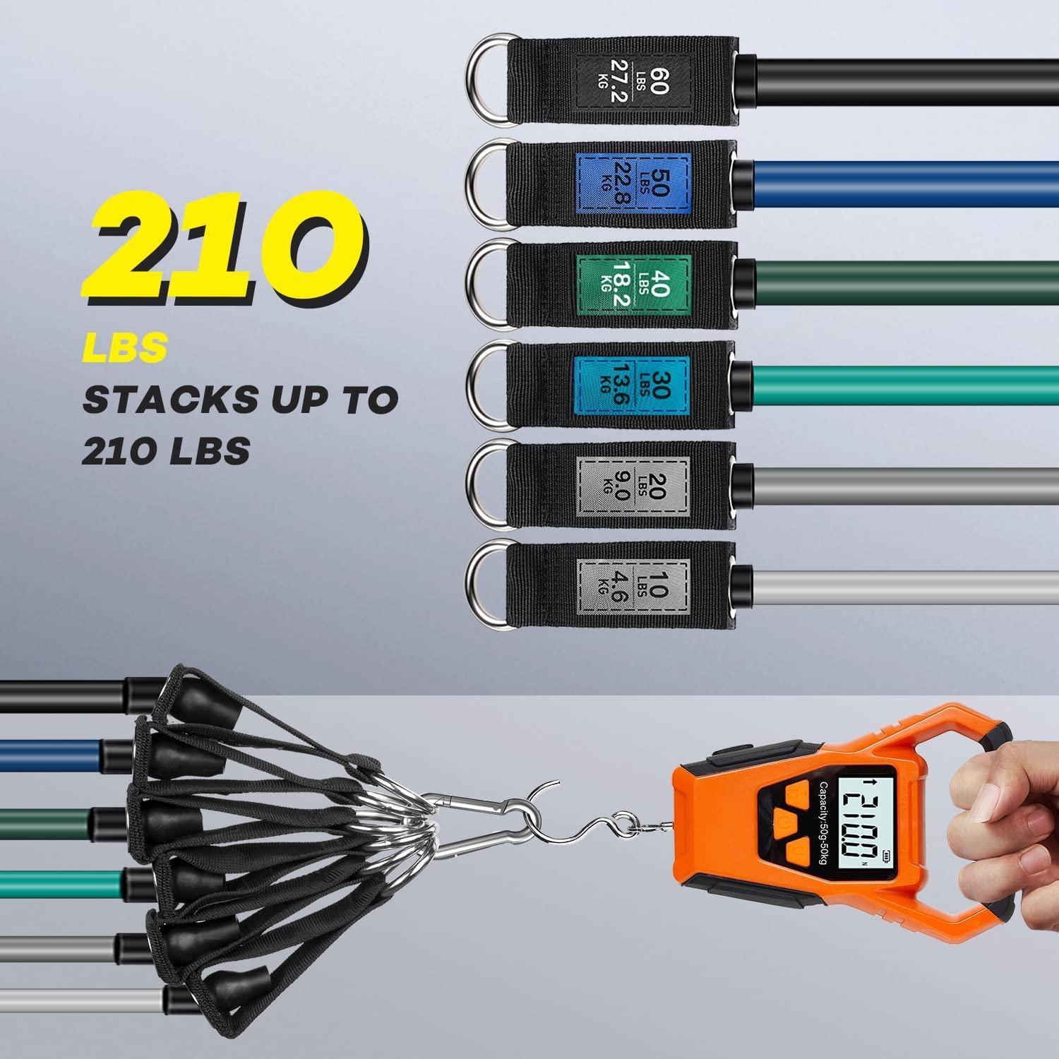 Resistance Bands for Working Out, INNELO MultiWeight Optional Heavy