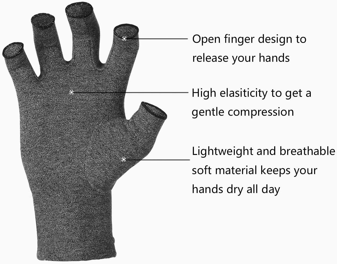 Duerer Arthritis Gloves Compressions Gloves Women and Men Relieve Pain