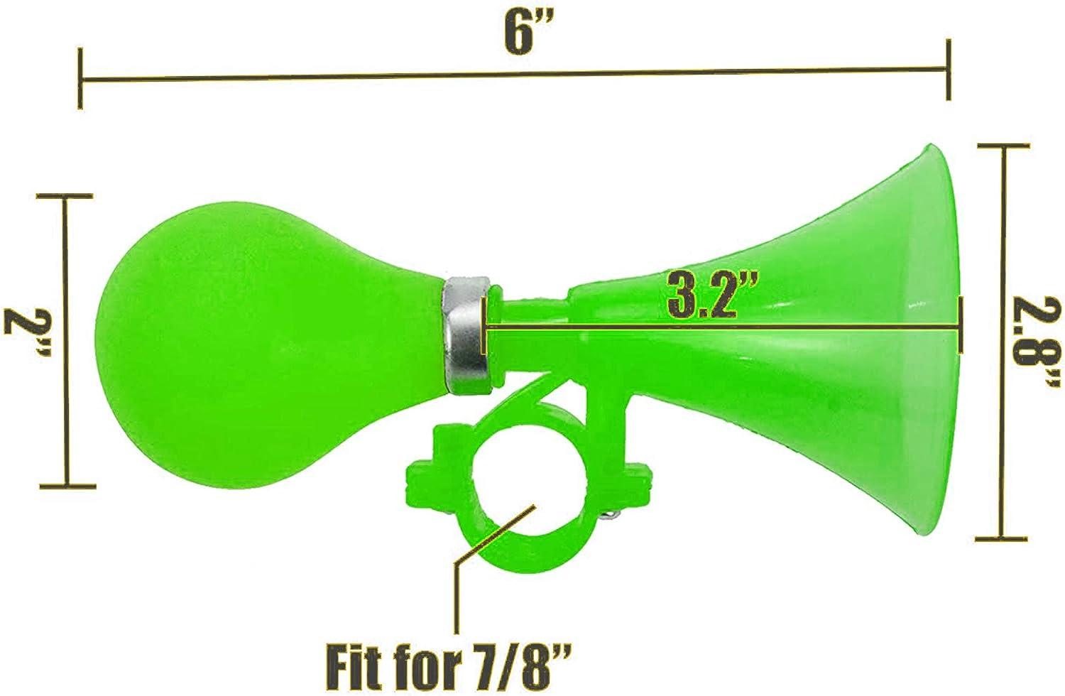 Modengzhe Clacson Per Bicicletta Bambini – Rosso – Suono Anatra – Facile Installazione (2 Pezzi)
