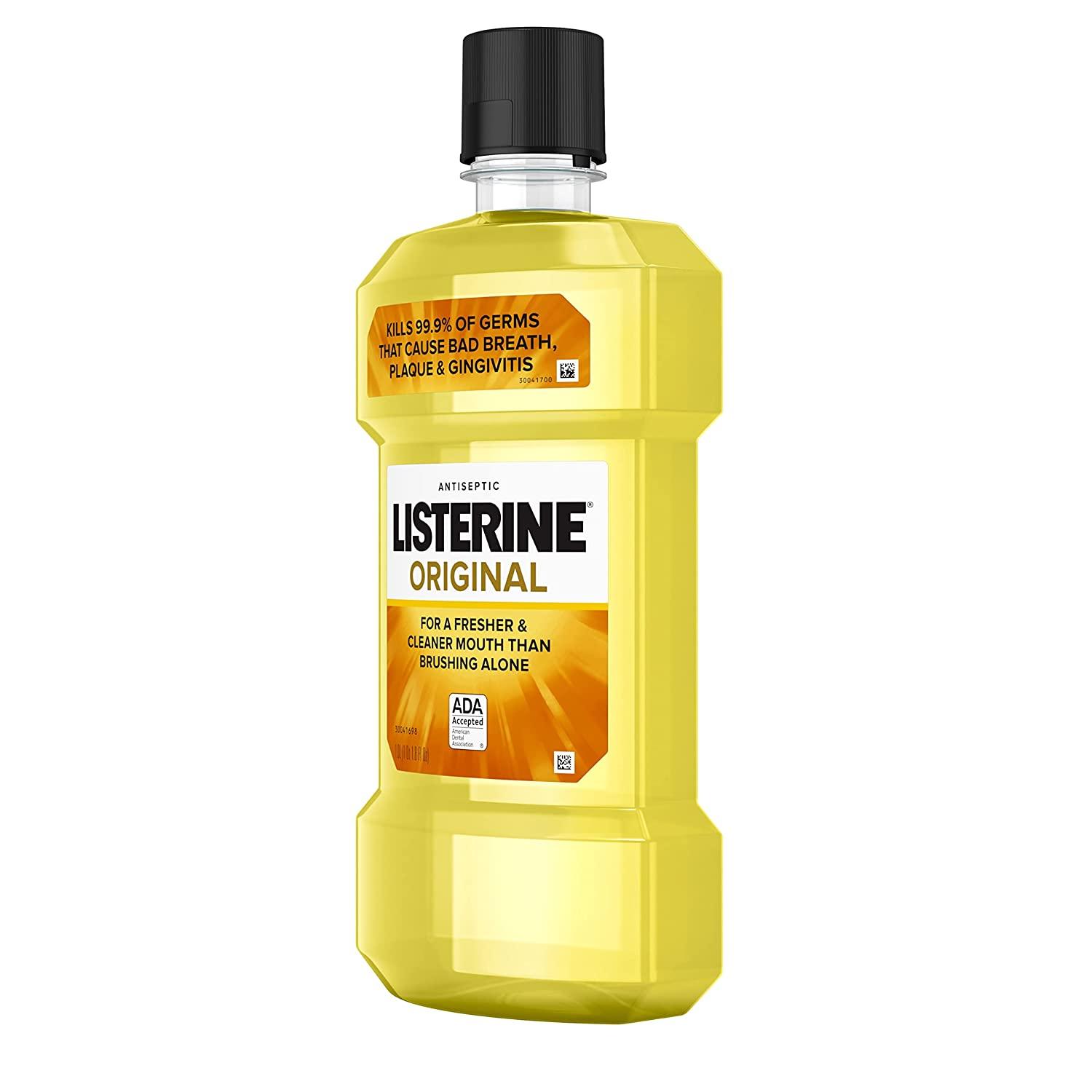 Listerine Original Antiseptic Oral Care Mouthwash to Kill 99 of Germs
