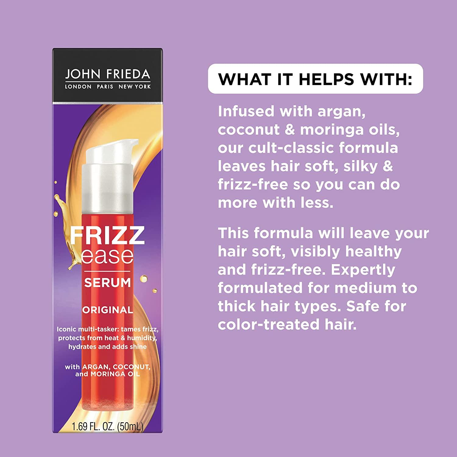 John Frieda Frizz Ease Original Hair Serum, AntiFrizz Heat Protecting