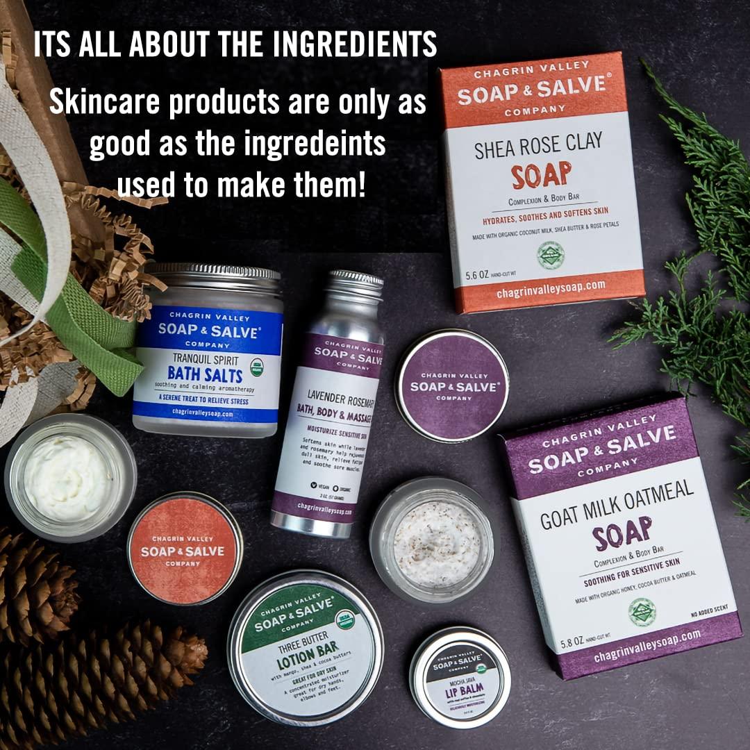 Chagrin Valley Soap & Salve Natural Organic Baby Soap Unscented, Mild