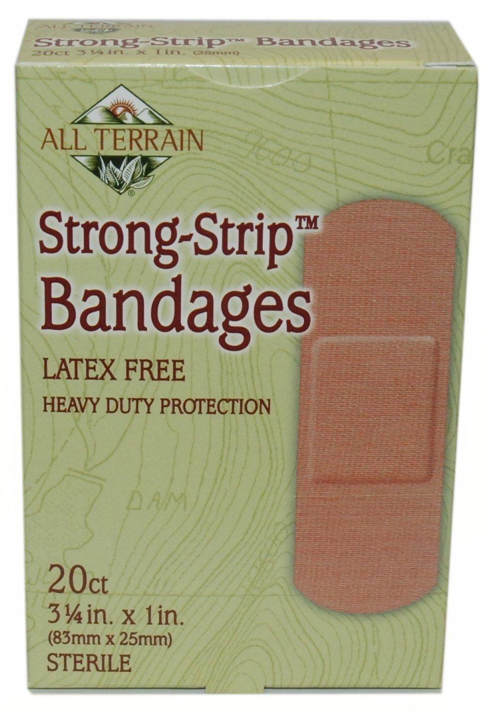 All Terrain Strong Strip Bandages Latex Free 20 Bandages