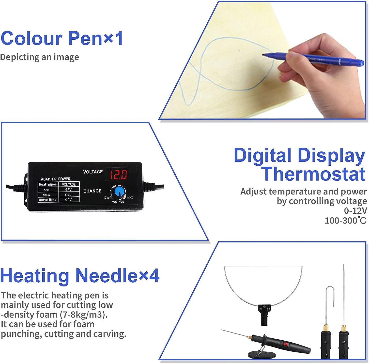 4 in 1 Foam Cutter Set With Digital Voltage Controller GOCHANGE Electric Cutting Machine Pen