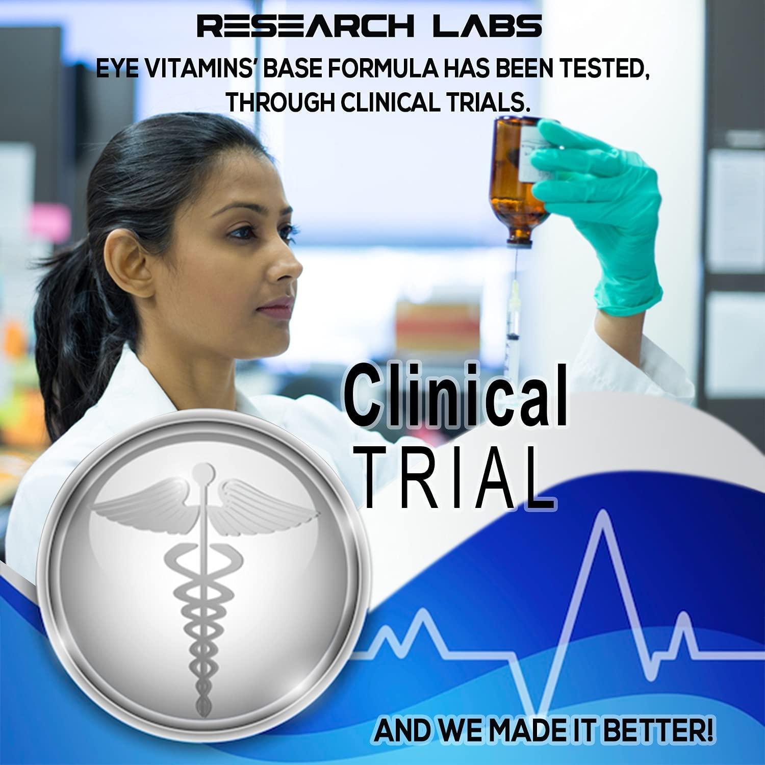 Research Labs Eye Vitamins Enhanced Absorption AREDS 2 Plus Formula