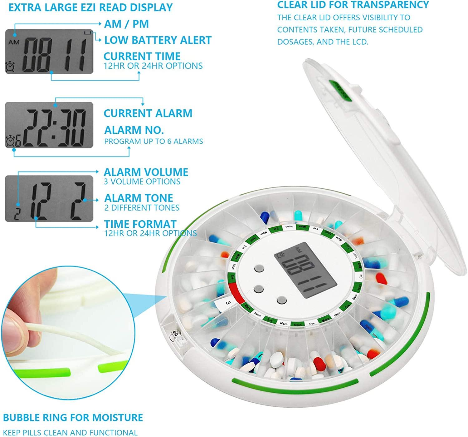Pointells Automated Pill Dispenser 28Day Electronic Medication