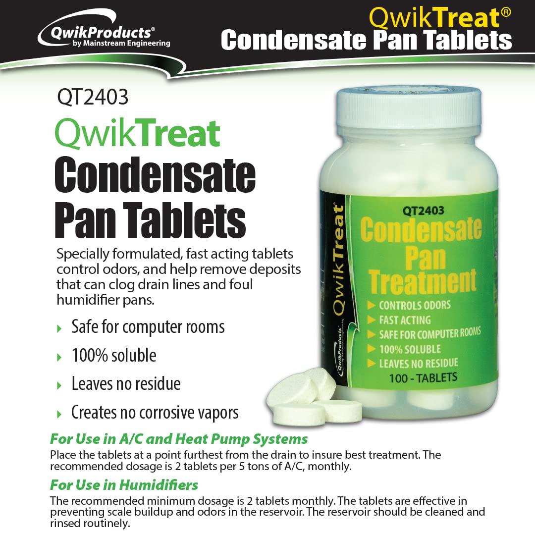 QwikTreat Condensate Pan Treatment Tablets FastActing A/C Cleaner
